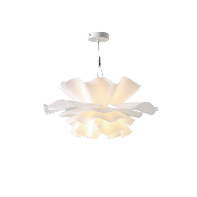 Cloud-in-the-sky Multi-layer White Furnish Decorative Pendant Ceiling Light Fixture