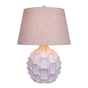 Resin Table Lamp with Fabric Shade desk lamp new design