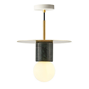 Contemporary Ceiling Light Fixture Pendant Lamp with Spherical Shade