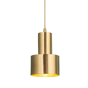 Concise Modern Luxurious Golden Pyramid 2-layer Pendant