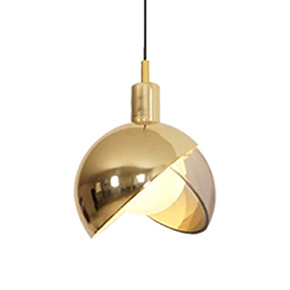 Modern Creative 2/3 Spherical Lamp Shade Decorative Pendant