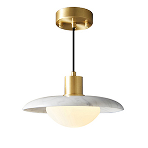 Modern Concise Flat Pendant Lamp Traditional Ceiling Light Fixture