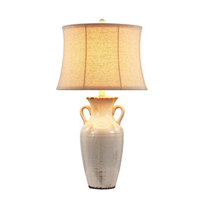 Ceramic Table Lamp Fabric Shade