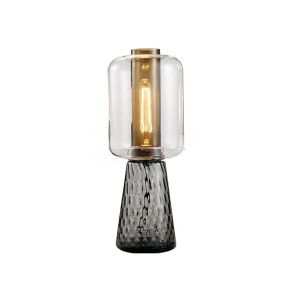 Iron Table Lamp with Glass