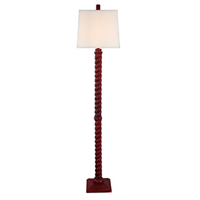 Modern Vertex Holder Floor Lamp with Milky White Shade