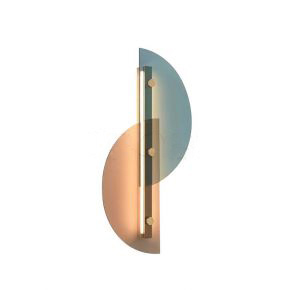 Dual Lune Decorative Modern Wall Lamp