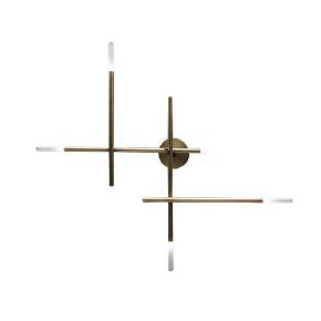 Contemporary New Conveived Brass Cross Wall Lamp