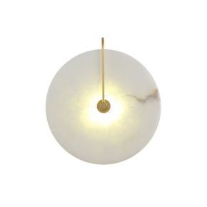 Modern Hanging Moon White Marble Wall Lamp